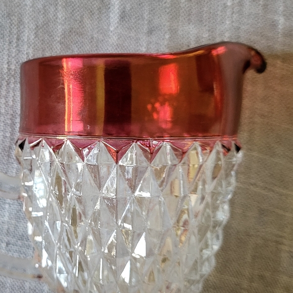 🎄Vintage Rare RedIndiana glass dish and with cream and sugar bowl like new - Picture 14 of 14